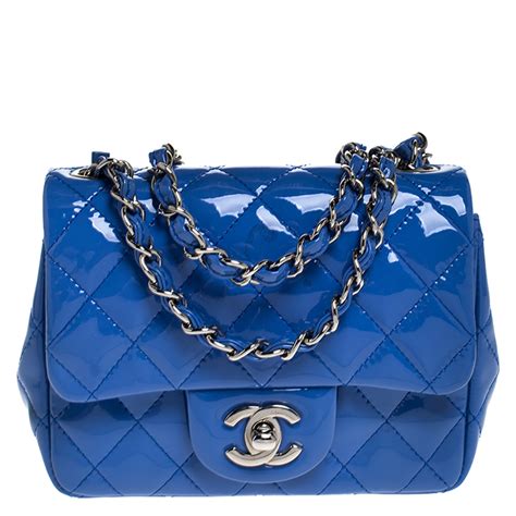 blue chanel quilted bag|authentic Chanel shoulder bags.